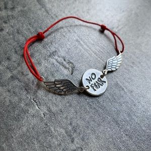 🔥Sterling silver🔥 “No fear”